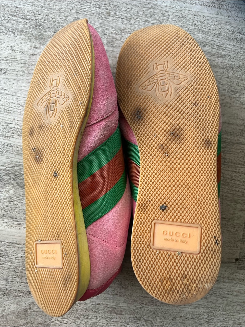 Gucci Web Accent Suede Sneakers - Picture 7 of 13